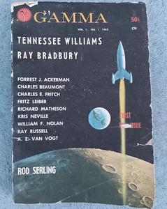 GAMMA Vol 1 #1 - 1963 Serling Van Vogt Bradbury Leiber Matheson Beaumont - Picture 1 of 4
