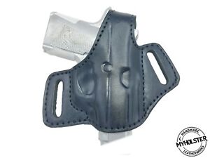 OWB Thumb Break Leather Belt Holster Fits Kahr Arms P380 (NO LASER)