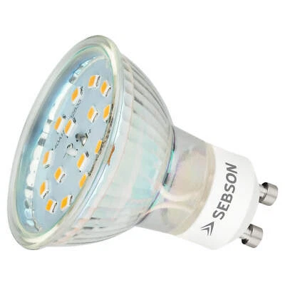 LED Lampen GU10 5W warmweiss RA97 flimmerfrei 230V 420lm LED Leuchtmittel SEBSON - Bild 1 von 4