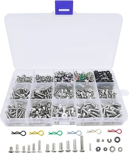 Juego de 710 piezas de tornillos universales RC 304 tornillos de acero inoxidable juego surtido herrajes - Imagen 1 de 7