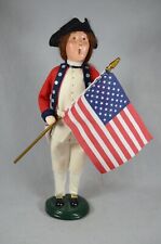 Byers Choice Caroler Doll - 2002 Williamsburg Soldier with Flag