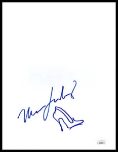 Marc Jacobs Signed Autograph Original Art Sketch High Heel Shoe Designer JSA COA - Picture 1 of 1