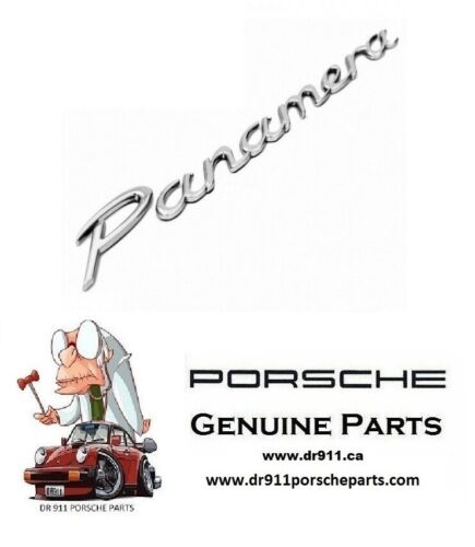 Genuine Porsche Panamera 970 Rear Emblem Badge in Chrome 97055923708