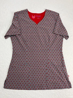 Blusa Médica Urbane Ultimate Multicolor Patrón Floral - Pequeña Foto 1 de 4