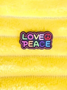 Love and Peace Shoe Croc Charms - Picture 1 of 1
