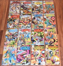 Lot of 16 WARHEADS 1992 Marvel UK Comic Books HIGH GRADE # 1-14 & Black Dawn 1 2