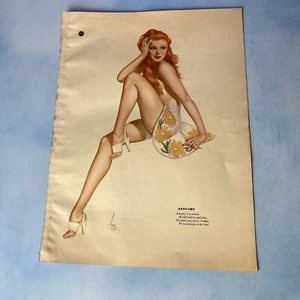 1945 Esquire Varga Pinup Girls Booklet~January through December~Original Vintage - Picture 1 of 18
