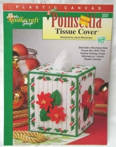 the Needlecraft Shop | 400350 983047 | Plastic Canvas | Poinsettia Tissue Cover - Picture 1 of 1