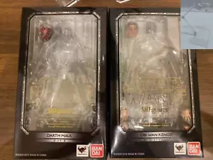 SH Figuarts Star Wars Epsode I Darth Maul & Obi-Wan Kenob Set Figure "Excellent" - Picture 1 of 10