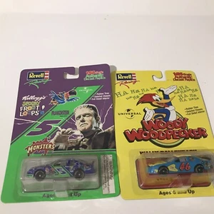 46 Woody Woodpecker Kellogg’s Spooky Frankenstein 5 Revell Racing 1:64 Scale Lot - Picture 1 of 6