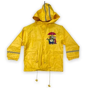Vintage Youth Looney Tunes Rain Jacket Unisex Sz XS - 1995 Acme Kids- Bugs Taz - Picture 1 of 11