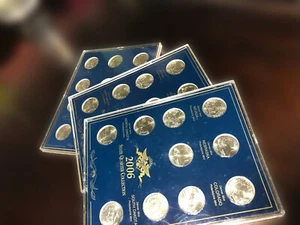 2006 p/d State Quarter Collection NV NB CO ND SD UNC & Sealed 30 Piece Set - Picture 1 of 3