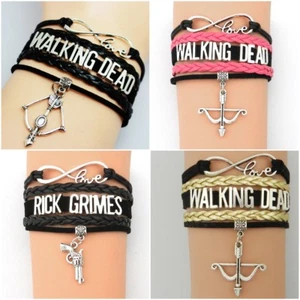 Infinity Love Banda de TV Sobrenatural Walking Dead Pulsera Multicolor Nueva - Imagen 1 de 20