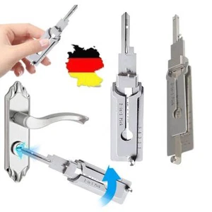 Edelstahl-Schlüssel-Decoder-Pickup-Handwerkzeug-Wartungs-Reparatur-Set DE - Picture 1 of 11