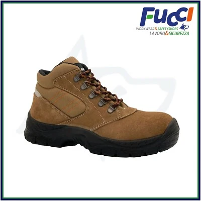 Scarpe Antinfortunistica S1P Uomo Donna Alba&n K57 Scarpe da lavoro alte  - Immagine 1 di 2