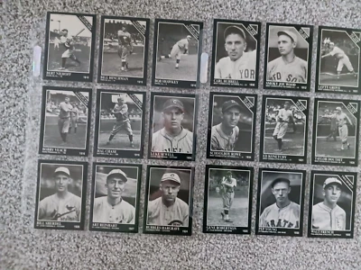 Lote de 98 cartas do Hall da Fama da Coleção Sporting News Conlon 1991 - Imagem 1 de 3