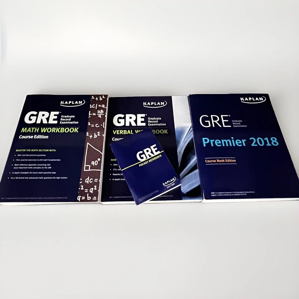 GRE Prep Course Edition Set: Premier 2018, Math & Verbal Books with Pocket Ref - Image 1 of 1