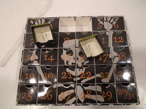 Halloween Advent Calendar Count down Skeleton treat cardboard boxes 11"x9" - Picture 1 of 6