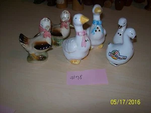 Konvolut 3 Vintage Salz und Pfefferstreuer, Enten - Bild 1 von 4