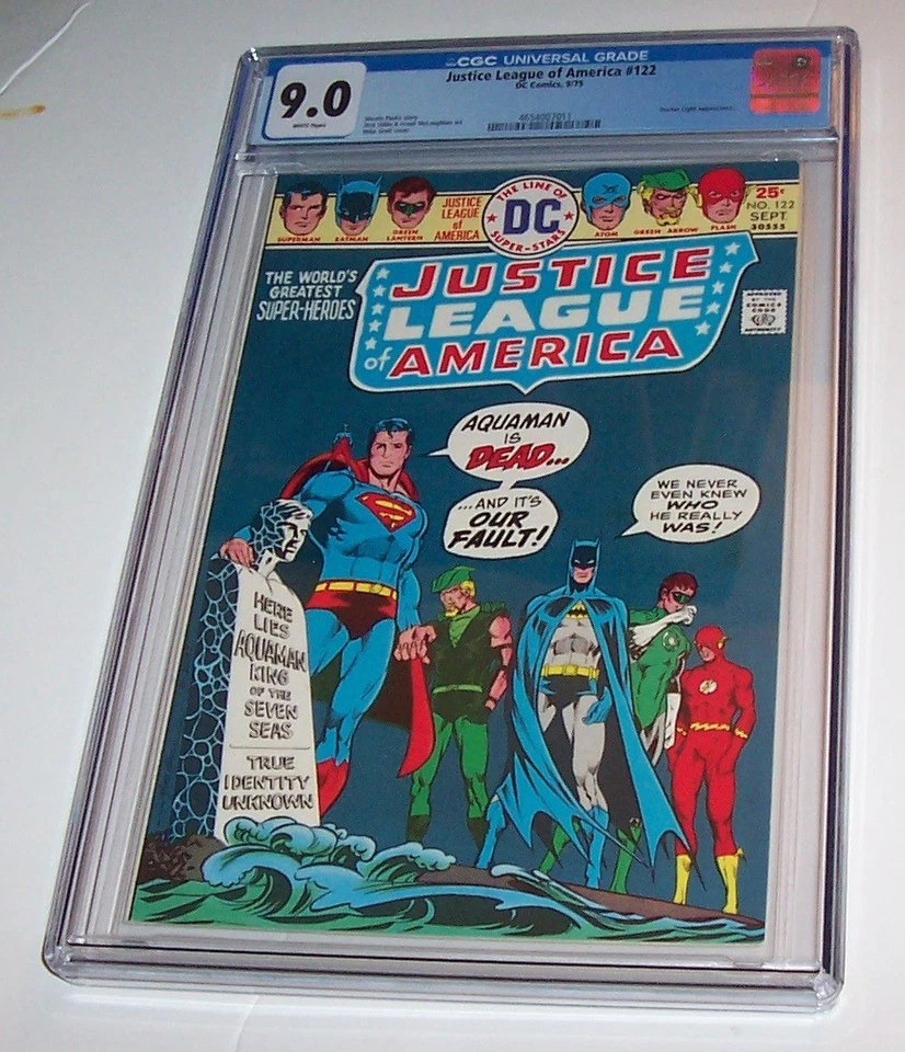 Justice League of America #122 - DC 1975 Bronze Age Issue - CGC VF/NM 9.0 - Image 1 of 1