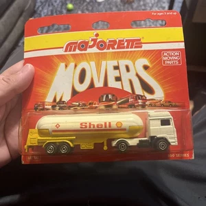 Majorette Movers Volvo Shell Semi-Gas Tanker Tractor Trailer #324 -NIP Sealed - Picture 1 of 5