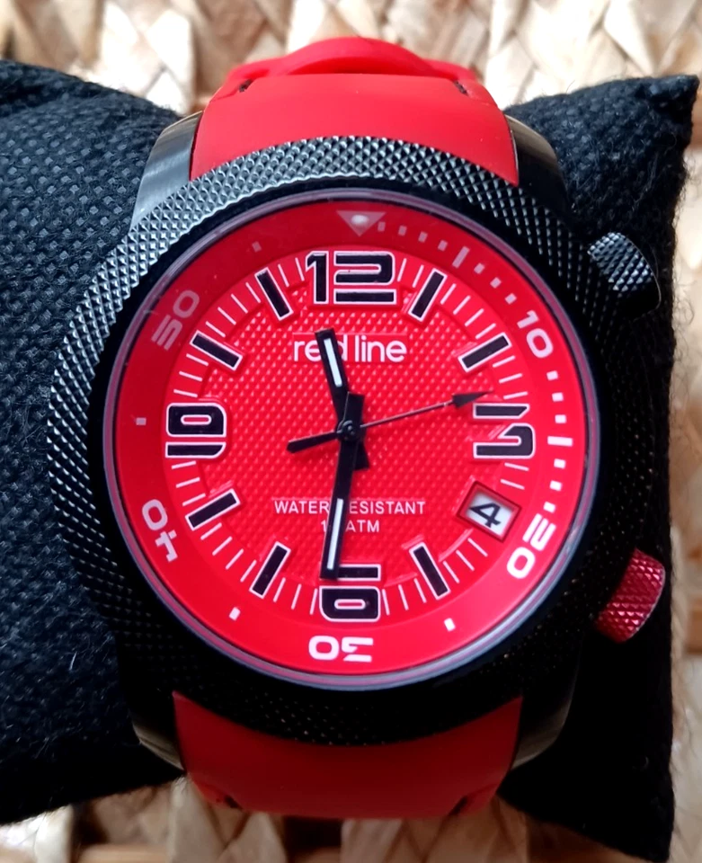 Red Line 316L 49mm Reloj Deportivo Hombre con Bisel Giratorio Interior Cristal Mineral Foto 1 de 4