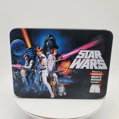 Boxer Star Wars Hombre Lata Mediana Sellada Brevemente Declarada 2015 Lucasfilm Coleccionable Foto 1 de 4