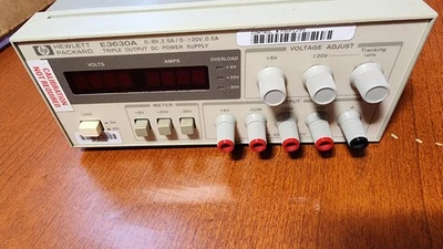 Agilent/HP E3630A Triple Output DC Power Supply, 0-6V, 2.5A & 0 to ±20V, 0.5A - Image 1 of 4