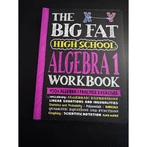 The Big Fat High School Algebra 1 Workbook New - Picture 1 of 4