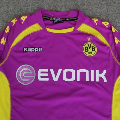 KAPPA Borussia Dortmund Soccer Jersey Est ~ M Purple #44 GoalKeeper Long Sleeve - Image 1 of 4
