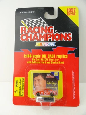1997 Racing Champions Preview 1/144 Michael Waltrip #21 Citgo Foto 1 de 4