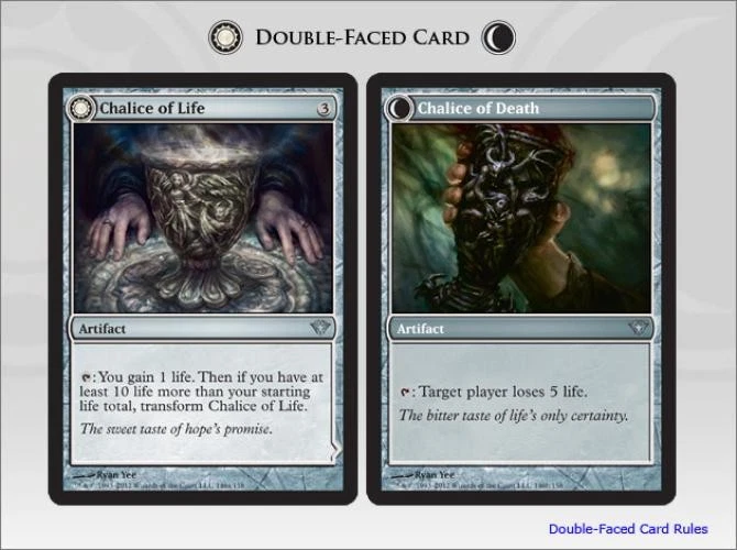 Chalice of Life (Chalice of Death) - Medium Play MTG Dark Ascension - Image 1 of 1