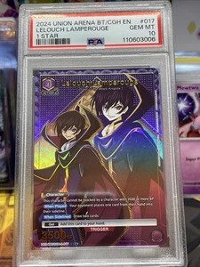 Lelouch Lamperouge (017) (SR*) - UE04BT: Code Geass: Lelouch of the Rebellion - Picture 1 of 9