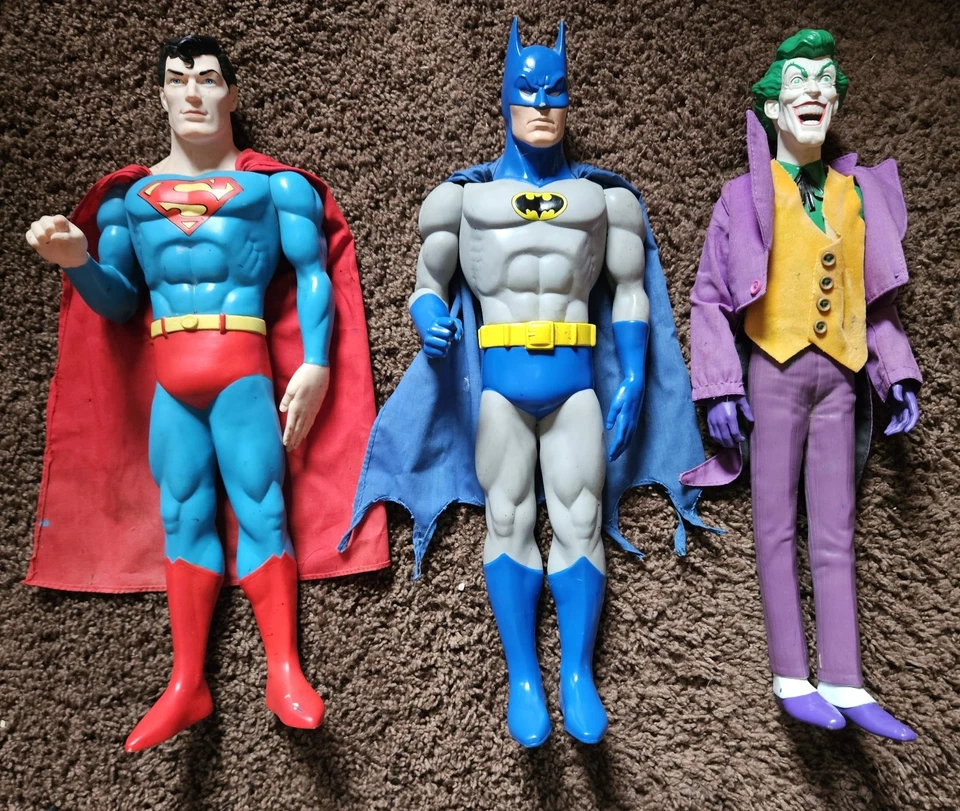 Vintage 1988 Hamilton Gifts 14.5” Superman The Joker Batman Figures DC Comics - Image 1 of 4