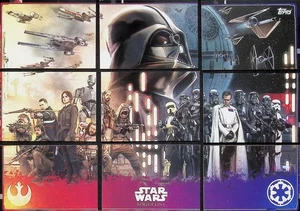 2016 Topps Star Wars: Rogue One UK Complete Puzzle 9x Cards (4) - Picture 1 of 3