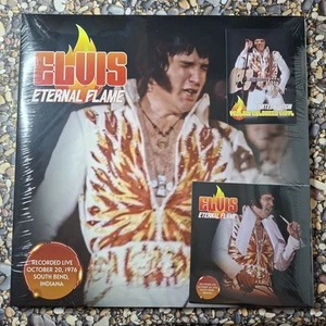 Elvis Presley - Eternal Flame / YELLOW 2 LP + CD Set - Foto 1 di 2