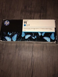 Genuine HP DesignJet 91 - C9467A Cyan Ink - Zdjęcie 1 z 8
