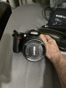 Nikon Camera with Two Lenses And Carrying Case - Picture 1 of 8