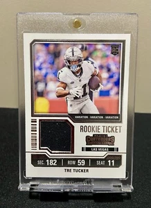 2023 Panini Contenders Tre Tucker RC Ticket Swatches Variations Variation #TS35V - Bild 1 von 2