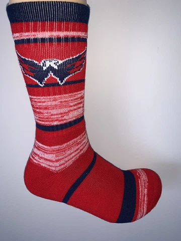 WASHINGTON CAPITALS NHL HOCKEY JERSEY LOGO RMC CREW LENGTH SOCKS LARGE Cover