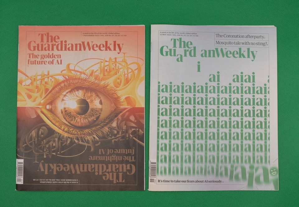 The Guardian Weekly Magazine 2 Copies Related To AI Artificial Intelligence - Image 1 of 1