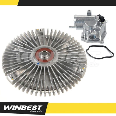 Fan Clutch Thermostat Housing for 04-06 Dodge Sprinter 2500 3500 2.7L DIESEL - Image 1 of 4