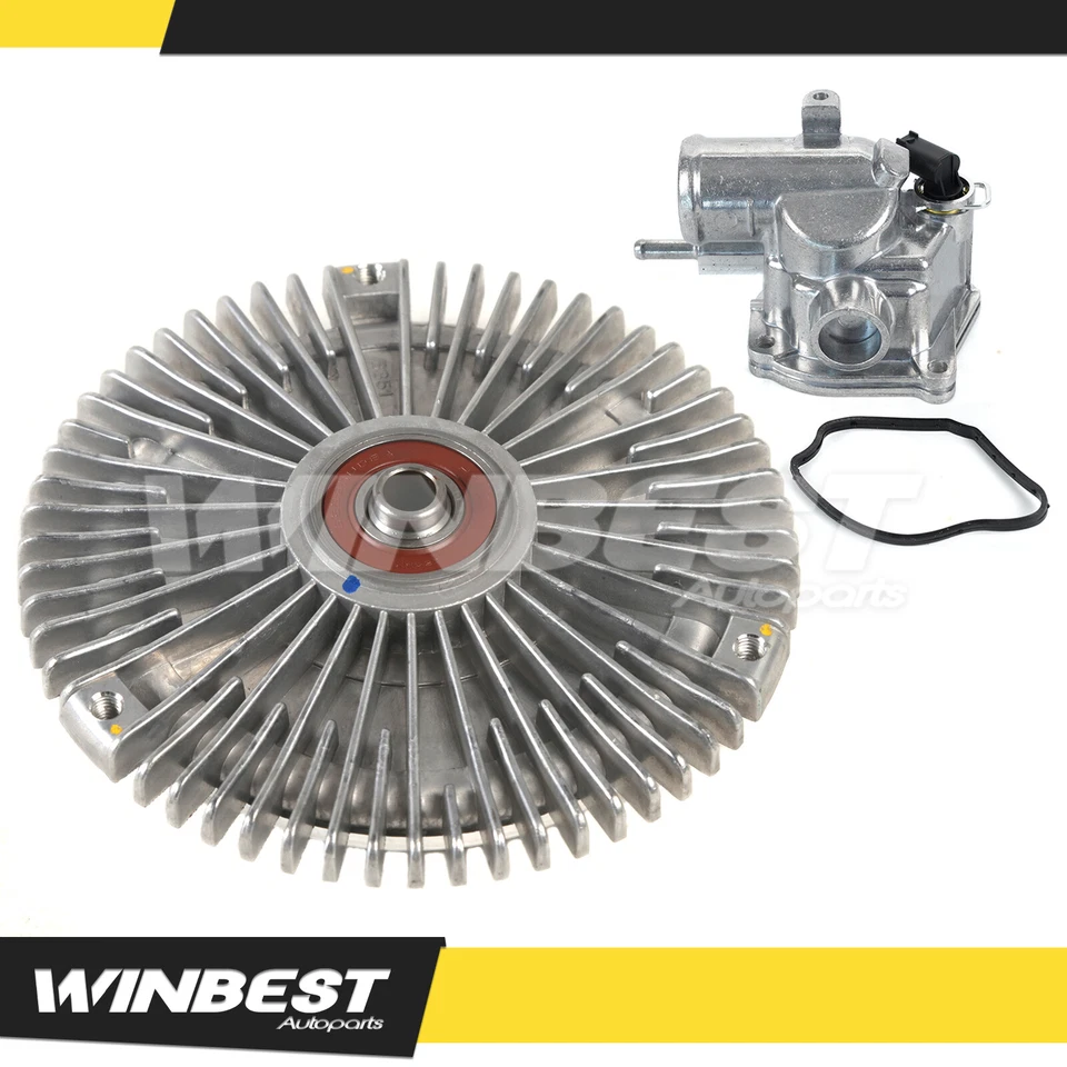 Fan Clutch Thermostat Housing for 04-06 Dodge Sprinter 2500 3500 2.7L DIESEL - Image 1 of 4