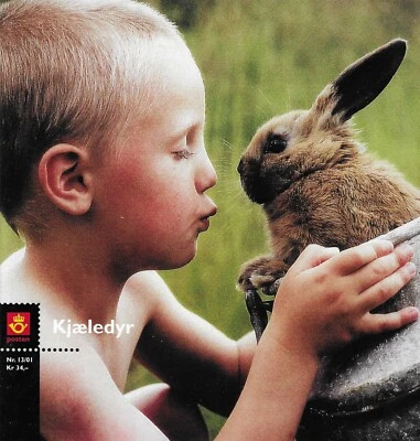 Carpeta Bunny Niños Mascotas Perros Gatos Noruega Norsk Como Nueva Estampillas MNH + FDC 2001 Foto 1 de 3