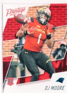 Panini Prestige D.J. 2018 Tarjeta de novato Moore - Imagen 1 de 1