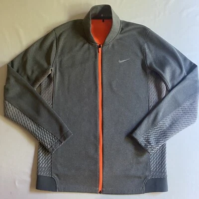 Nike Tiger Woods Jacket Men M Golf Full Zip Fleece Lined Performance TW - Image 1 of 4
