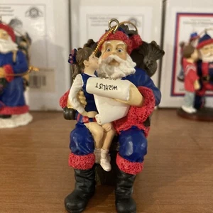 Ole Miss Rebels Wishlist Santa Ornament by The Memory Company-NIB - Picture 1 of 7