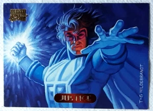 1994 Marvel Masterpiece Card 61 JUSTICE.  New Top Loader. - Picture 1 of 3