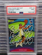 2022-23 Panini Instant Stephen Curry My City #/1485 PSA 9 Mint Warriors