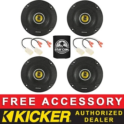 KIT DE REPUESTO DE ALTAVOZ KICKER CSC44 4" OEM PARA JEEP WRANGLER JL 2018-2023 Foto 1 de 4